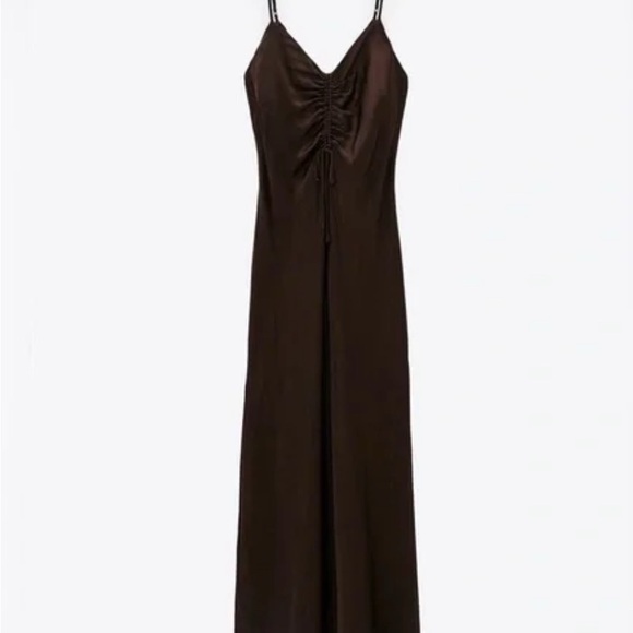 brown ball dress Luxury Evening Gown Golden Brown L main image 0